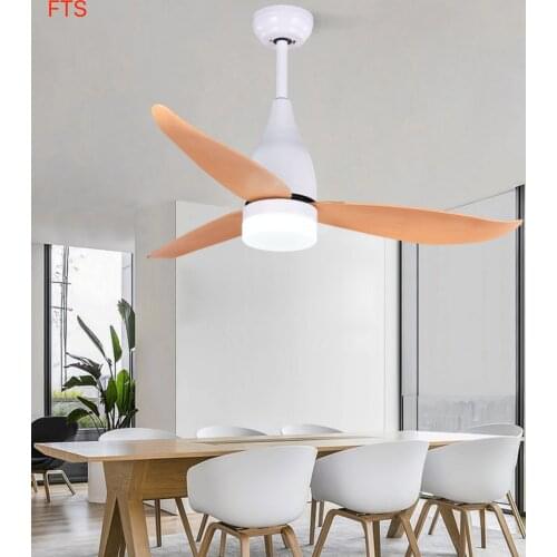 Nordic fan light dining room ceiling fan light modern minimalist macaron European style bedroom living room fan chandelier