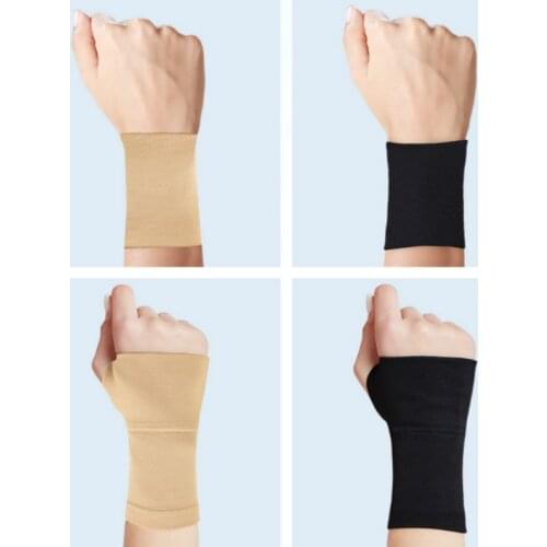 1 Pair Elastic Wristbands Fitness Yoga Wrist Palm Support Crossfit Powerlifting Gym Palm Pad Protector Wrist Wraps Guard Band