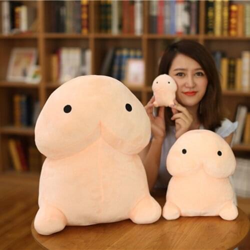 1 pcs 10-30cm Cute Penis Plush Toys Pillow Sexy Soft Stuffed Funny Cushion Simulation Lovely Dolls Gift for Girlfriend 2021 Toys