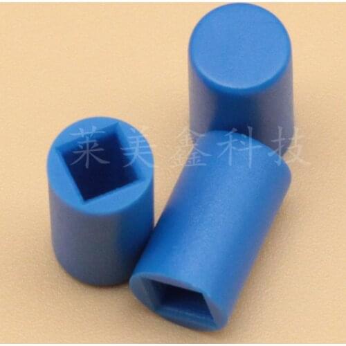 100PCS Cylindrical button cap A113 2.4*10mm with 6*6*7.3 light touch square head