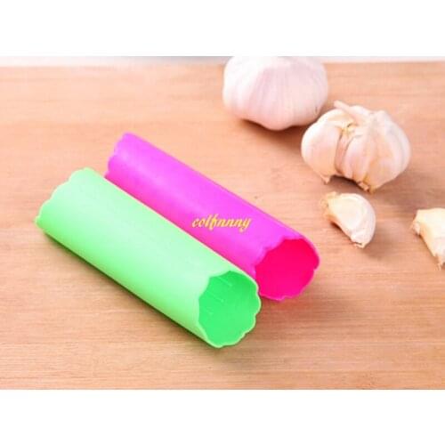 1000pcs/lot Fast shipping 13x3cm Magic Peeled Garlic Tools Silicone Garlic Peeler Peel Barrel Peeling Easy Kitchen Tool