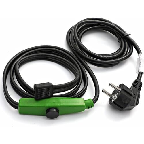 16w/m Anti-freeze pipe heating cable pipe frost protection 220v heating cable with mini inteligent controller