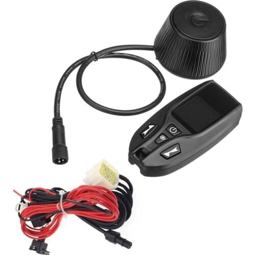 12V 24VCar Air Heater Two-Way Remote Control LCD Monitor Switch Parking Heater Controller Thermostat for Heater + Cable
