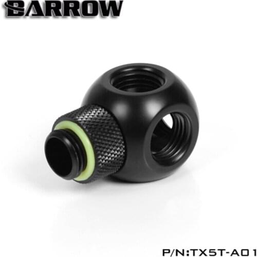 Barrow G1/4" 5-Way Rotary Fitting Water Cooling TX5T-A01