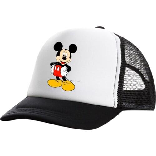 New Brand Mickey mouse Snapback Baseball Cap Men Women Hip Hop Dad Mesh Hat Trucker Hat Dropshipping