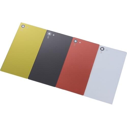 New Housing Glass Back Cover for Sony Xperia Z5 Compact 4.6 inch Z5 Mini E5803 E5823 Battery Cover&NFC&Sticker