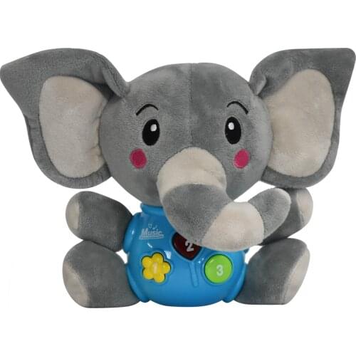 Baby Plush Musical Toys, Luminous Comfort Toys, Shaking Soundingm, Buttons Sounding Toys