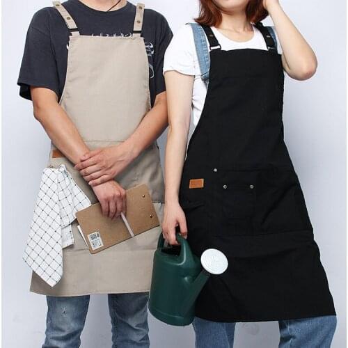Apron Home Daily Simple American Tooling Unisex Coffee Shop Restaurant Work Clothes