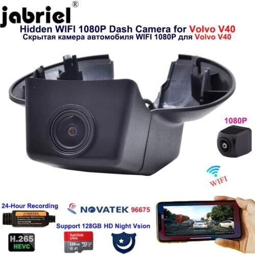 Jabriel 1080P Full HD Wifi car dvr dash camera video recorder for Volvo v40 2012 2013 2014 2015 2016 2017 2018 2019 2020 2021