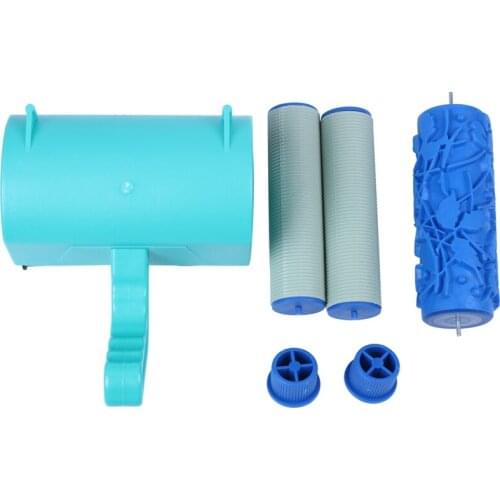 JFBL Hot 5 Inch Monochrome Wall Decoration Paint Coating Machine Roller Brush Tool 3D Pattern Wallpaper Decoration Painting Tool