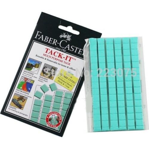 Hot High Quality Faber Castell Tack it Blu-tack Reusable Adhesive Blue Tac 2 sheets/lot