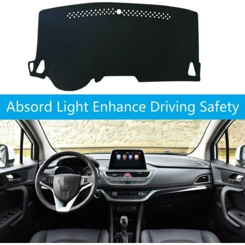 For JAC REFINE S3 2017 2018 Dashboard Cover Sun Shade Non-slip Dash Mat Pad Carpet Car Stickers Interior Accessories