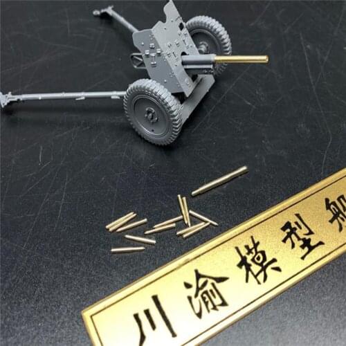 1/35 Scale 37mm Metal Barrel Shell Kit for Tamiya 35035 Anti-tank Model Upgrade Parts