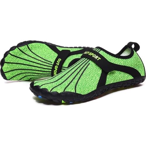 Five Fingers Outdoor on Foot Aqua Shoes Men Breathable Quick Dry Driving Fishing Upstream Solid Casual Beach Water Shoes