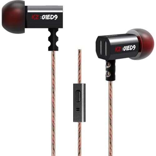 Earphone KZ ED9 In Ear Earphones Heavy Bass HIFI Stereo DJ Earbuds Noise Isolating Sport Headset