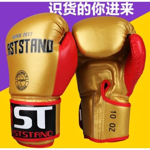 8oz 10oz 12oz Wholesale Adult Male Female Muay Thai Boxing Punching Gloves MMA Fighting Guantes De Boxeo Sandbag Sparring Gloves