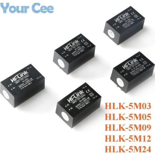 220V to 5V/3.3V/9/12V/24V AC DC Mini Power Supply Module Step Down Buck Module AC to DC HLK-5M03 HLK-5M05 HLK-5M09 HLK-5M12