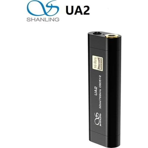 Shanling UA2 ES9038Q2M HiFi Portable Headphone Amplifier USB DAC AMP 2.5mm Balanced 3.5mm Output PCM768 DSD512 for iOS Android