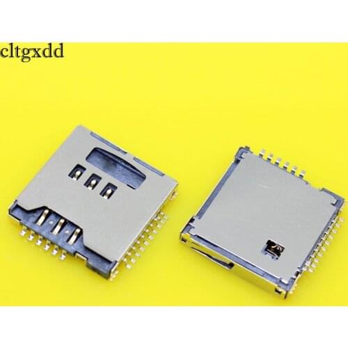 Cltgxdd KA-086 SIM card reader holder Connector for samsung S5230 S5233C S3930 B3210 W589 F488E M628 SIM Card Slot