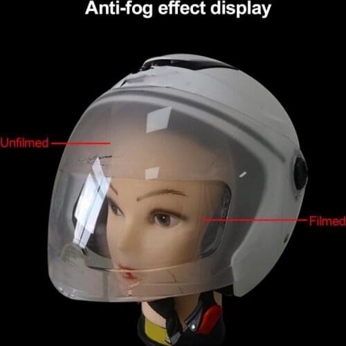 Universal Helmet Rainproof Anti-Fog Sticker Patch Film Motorcycle Helmet For K3 K4 AX8 LS2 HJC MT Helmets Car Accessories