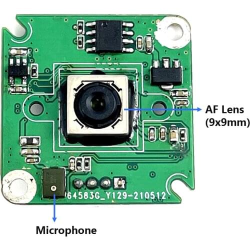 8 MP Autofocus USB Camera Webcam Module with SONY IMX179 CMOS Image Sensor Plug & Play OTG Camera UVC Compliant AF Camera