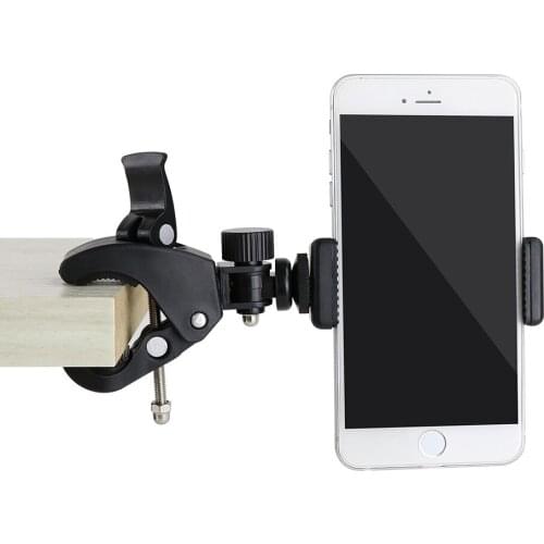 Bicycle Phone Holder Universal Bike Accessories Motorcycle HandlebarClip Mount Cell Phone Holder Bracket For Live Video Shooting
