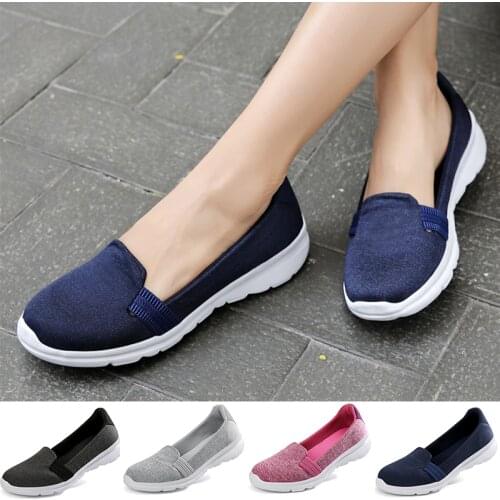 Women Casual Loafers Lightweight Women Slip-on Ballerines Flats Soft Comfortable Mother Nursing Shoes Loafers Non-slip
