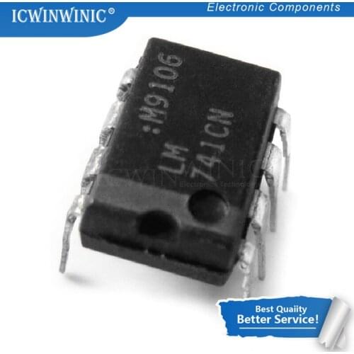 10piece LM741CN UA741CN LM741 DIP8 DIP Operational Amplifier LM741C new original In Stock