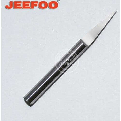 3.175*15Degree*0.1 Jeefoo Flat Bottom Engraving Tools/ Carbide Tool Bits/ V Bit/ PCB Carving Cutters/ Woodworking Router Bit