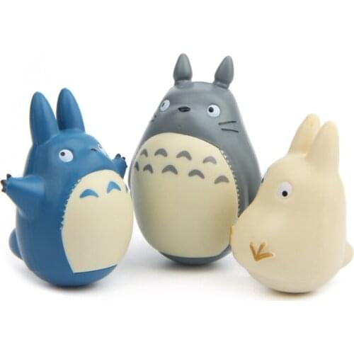 3pcs/lot My Neighbor Totoro Kiki Kikis Delivery PVC Cat Action Figure Doll Tumbler Home Decor Resin Plastic Model