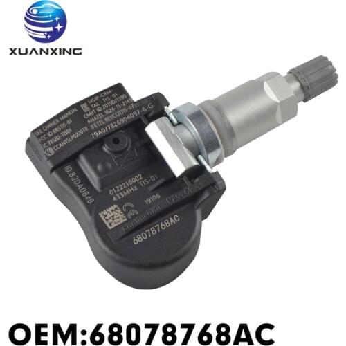 68078768AC Tire Pressure Sensor Monitoring System 433MHZ TPMS For 06-11 Jeep Dodge Chrysler 68078768AA