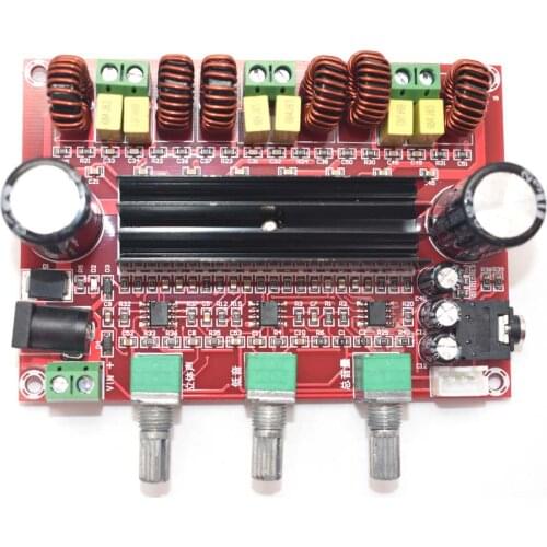 Free ship TPA3116D2 2.1 Digital Audio Amplifier Board 2* 80W+100W Subwoofer 2.1 amplificador audio amp for 4-8 ohm DIY Speaker