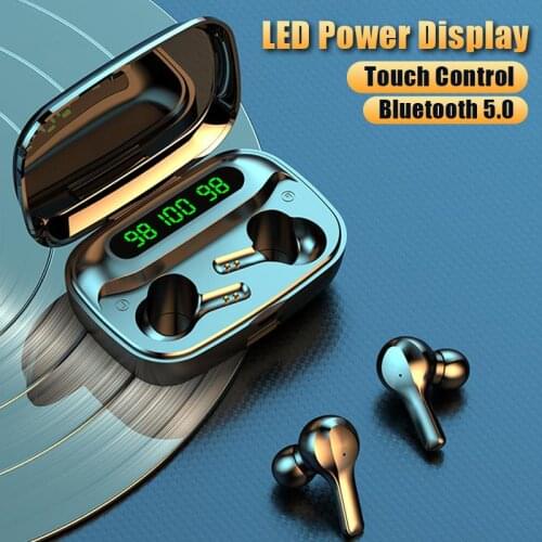 Yiwa R3 TWS Wireless Bluetooth Earphone Touch Control Sports Headphone Waterproof Earbuds Headsets With Microphone r30