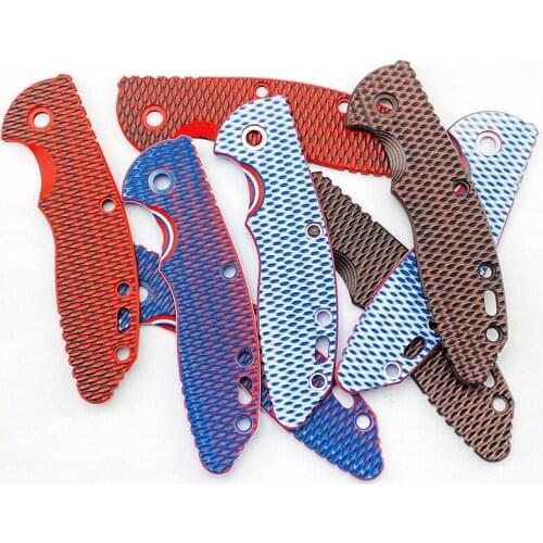 XM18 shank CNC G10 composite patch Tactical upgrade Grip handle for Rick Hinderer knives XM18 3.5” Camping hiking outdoor tool