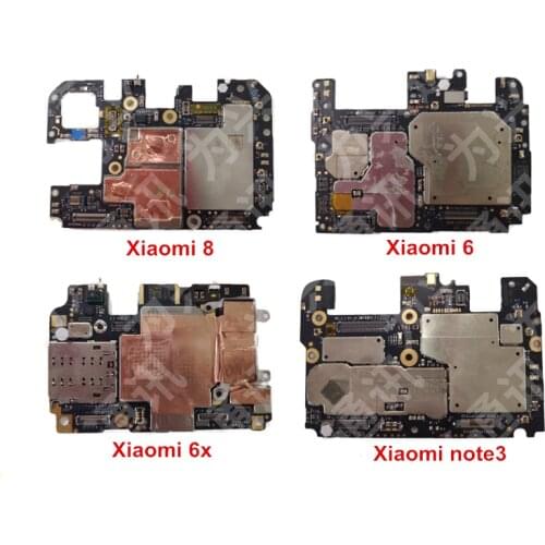 Good Tested For Xiaomi 6X A2 64GB Motherboard 100% Unlocked Original 4G+64GB For Xiaomi 6X A2 Mi A2 6X Logic Board Mainboard