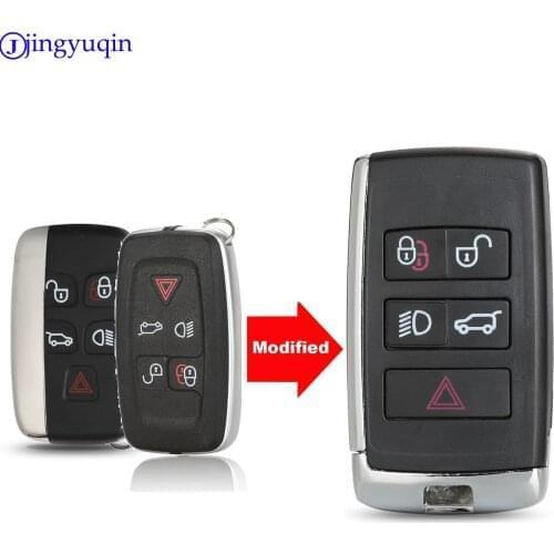 Jingyuqin Modified Car Key Shell For Land Rover Range Sport Discovery 4 Evogue LR4 2010-15 Refit for XE XFL Et Jaguar Freelander