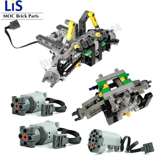 NEW Technic MOC Brick Parts Rear Suspension System of Off-Road Vehicle Bulk Part Compatible for Technic Boys Kids DIY Toys