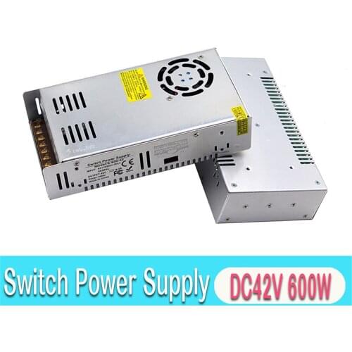 Switch Power Supply DC 42V 14.3A 600W Driver Transformer 110V 220V AC To DC42V SMPS for CNC Router Machine CCTV Stepper Motor