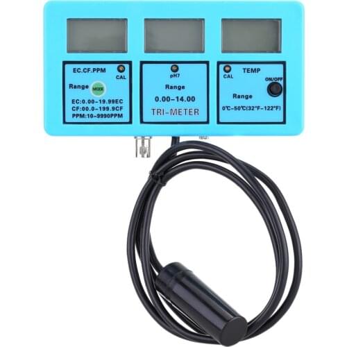 New Original 5 in 1 Water Quality PH Meter Digital Multi-parameter High Precision Water Monitor EU Plug Device Instrument