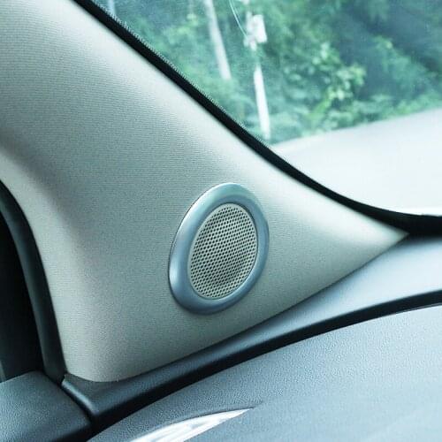 Fit For Opel Mokka Buick Encore 2013-2018 Car Front door Horn ring cover trim ABS Chrome car accessories styling