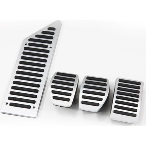 Car Footrest Brake Gas Accelerator pedal pad no drilling for Peugeot 508 Citroen C5 AT/MT. Alumnium Alloy Non Slip Car-styling
