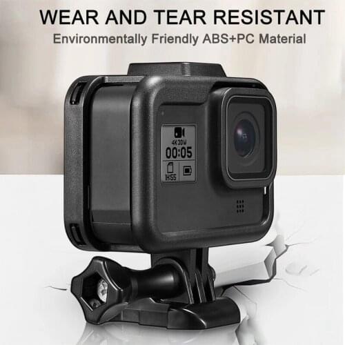 Frame Case Border Protective Cover ABS Housing Mount Base for Gopro Hero 8 Black Action Camera Protection Accessory