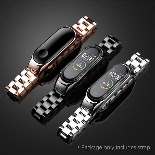 Stainless Steel Band Strap for Xiaomi Mi Band 5 Watch Band Strap Bracelet for Xiaomi Mi Band 5 Smart Watches