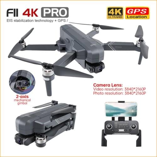 SJRC F11 4K PRO Drone GPS 5G WiFi 2 Axis Gimbal With HD Camera FPV Professional RC Foldable Brushless Quadcopter SG906 PRO 2