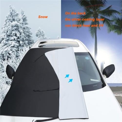 Car Windshield Cover Car Windshield Protect Snow Magnet Waterproof Cover Sunshade Ice Frost Protector Winter