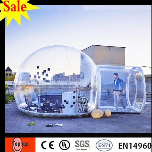 Price for sale outdoor permanent camping tree pop up bubble tent tabernacle 8x5x5m 1.0mmPVC+0.7mmPVC tarpaulin free shipping