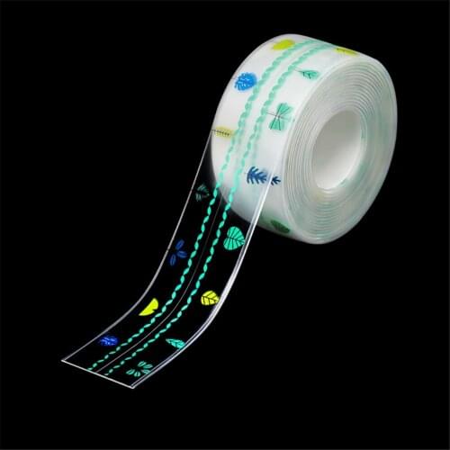 Waterproof Bathroom Sink Sealing Strip Tape PVC Self Adhesive Mold Proof Wall Stickers for Kitchen Stove Toilet Gap