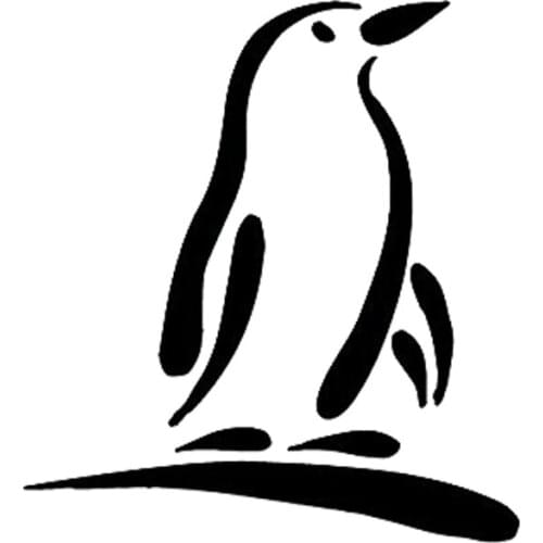 16*14.7cm Penguin Bird Die Cut Vinyl Decal Sticker Funny Car Window Bumper Novelty JDM Drift Vinyl Decal Sticker