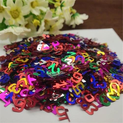 25g 8mm digital Sequins Mixed Color Flower Sewing Garment Accessories,Clothing accessories,DIY Sequins scrapbooking shakes