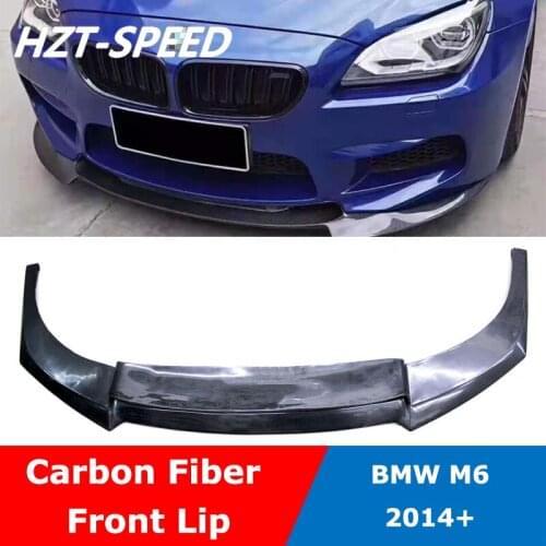 Carbon Fiber Front Lip Bumper Diffuser for BMW 6 Series F06 F12 F13 M6 Car Body Kit 640i 650i 2014 UP